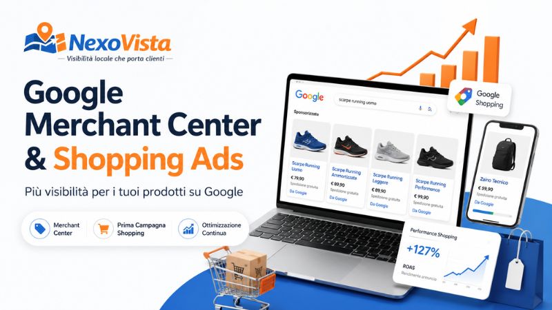 Offerta Google Merchant Centar e Shopping Ads