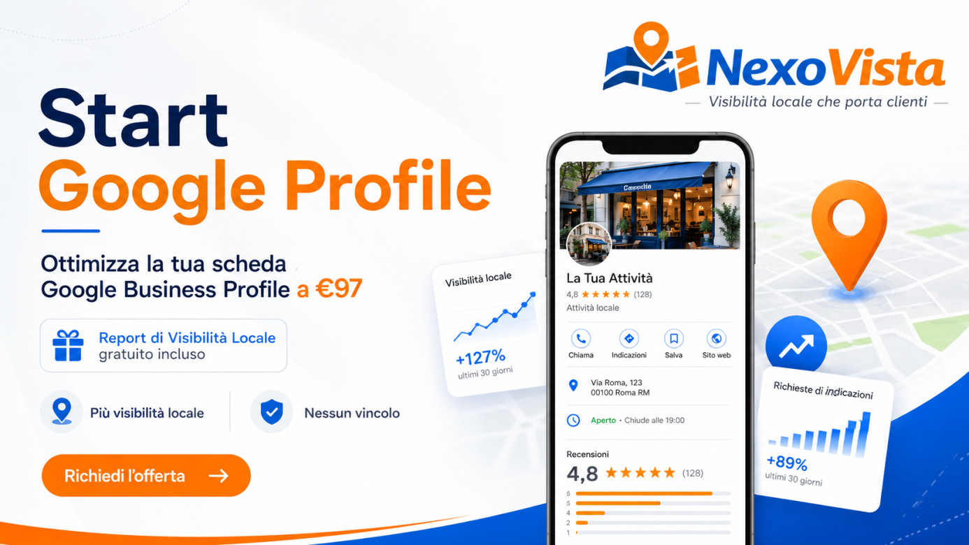 Offerta Start Profile Google